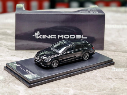 King Model 1:64 Mercedes-Benz CLS63 AMG Shooting Brake Diecast Car | Black & White Colour Variants | Rare Collectible