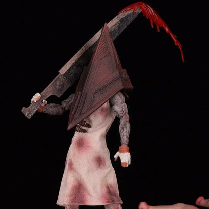 Silent Hill 2 Red Pyramid Thing (Pyramid Head) Action Figure – Highly Detailed Horror Game Collectible | Poseable Display Figure with Accessories