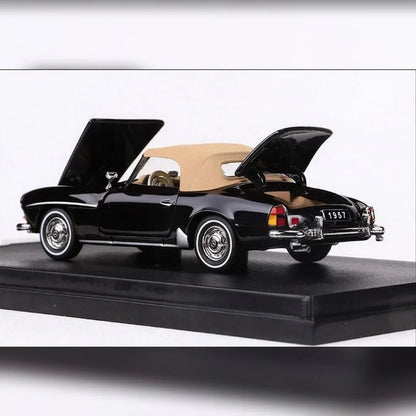 GFCC 1:64 1957 Mercedes-Benz 190SL Black Diecast Model Car