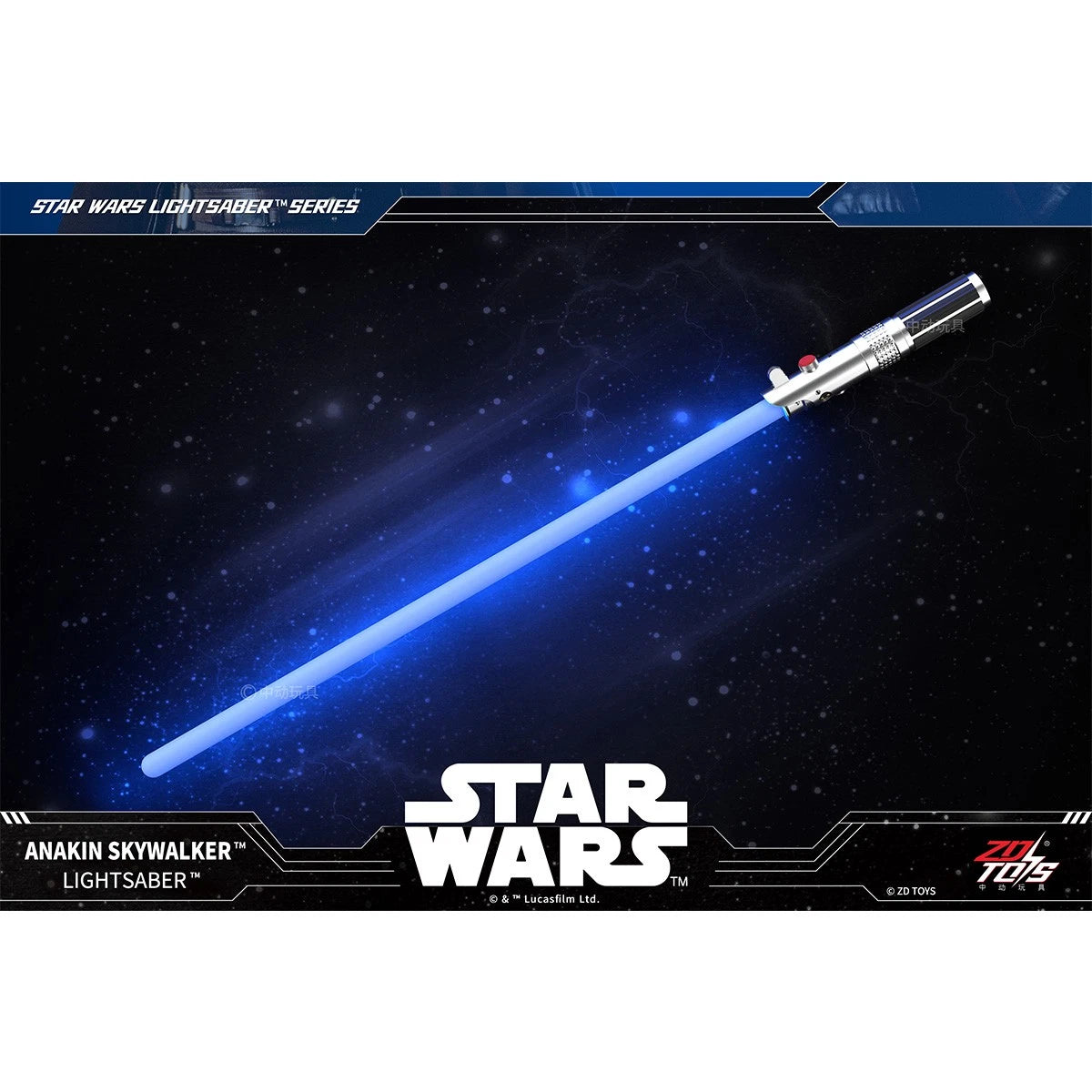 ZD Toys Star Wars Character Lightsaber | 100cm LED FX Lightsaber with Sound Effects | Electronic Roleplay Toy | Premium Collectible | Ages 14+