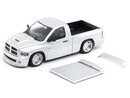 GCD Shoom64 Models 1:64 Dodge Ram SRT-10 Pickup Truck Diecast Model Car | Red & Silver Colour Variants