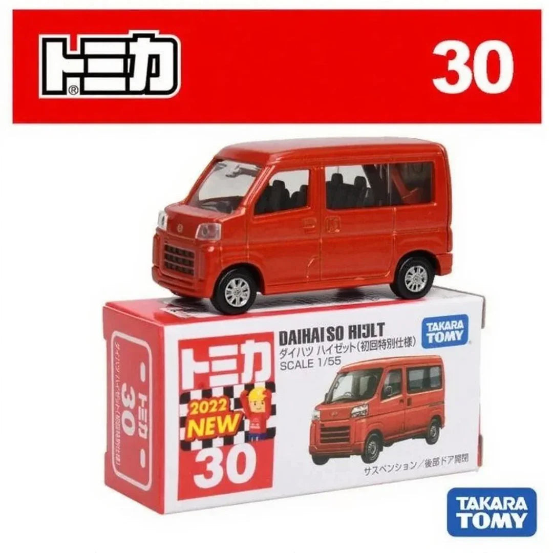 Tomica Daihatsu Hijet (Special First Edition) No.30 – Scale Diecast Mini Truck Model Car | Authentic Tomica Collectible