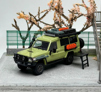 Autobots Models 1:64 Toyota Land Cruiser J70 (LC78) Off-Road Modified Diecast Model