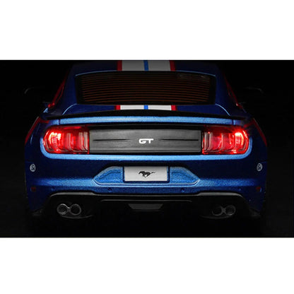 MSZ 1:32 2018 Ford Mustang GT Die-Cast Model Car – Blue |Pull Back, Openable Doors, Light & Sound (68702A)
