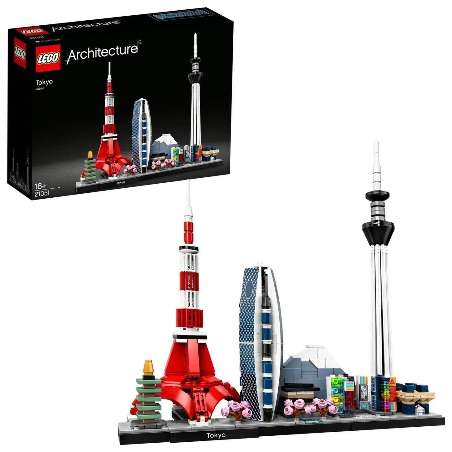 LEGO 21051 Architecture Tokyo Skyline Building Set for Adults – Collectible Tokyo Cityscape Model (547 Pieces)
