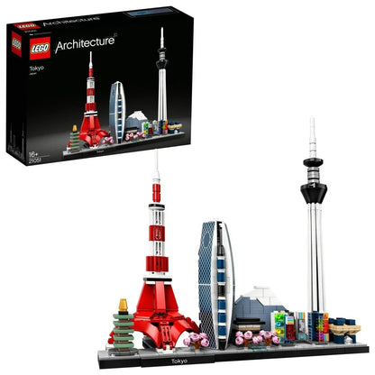 LEGO 21051 Architecture Tokyo Skyline Building Set for Adults – Collectible Tokyo Cityscape Model (547 Pieces)