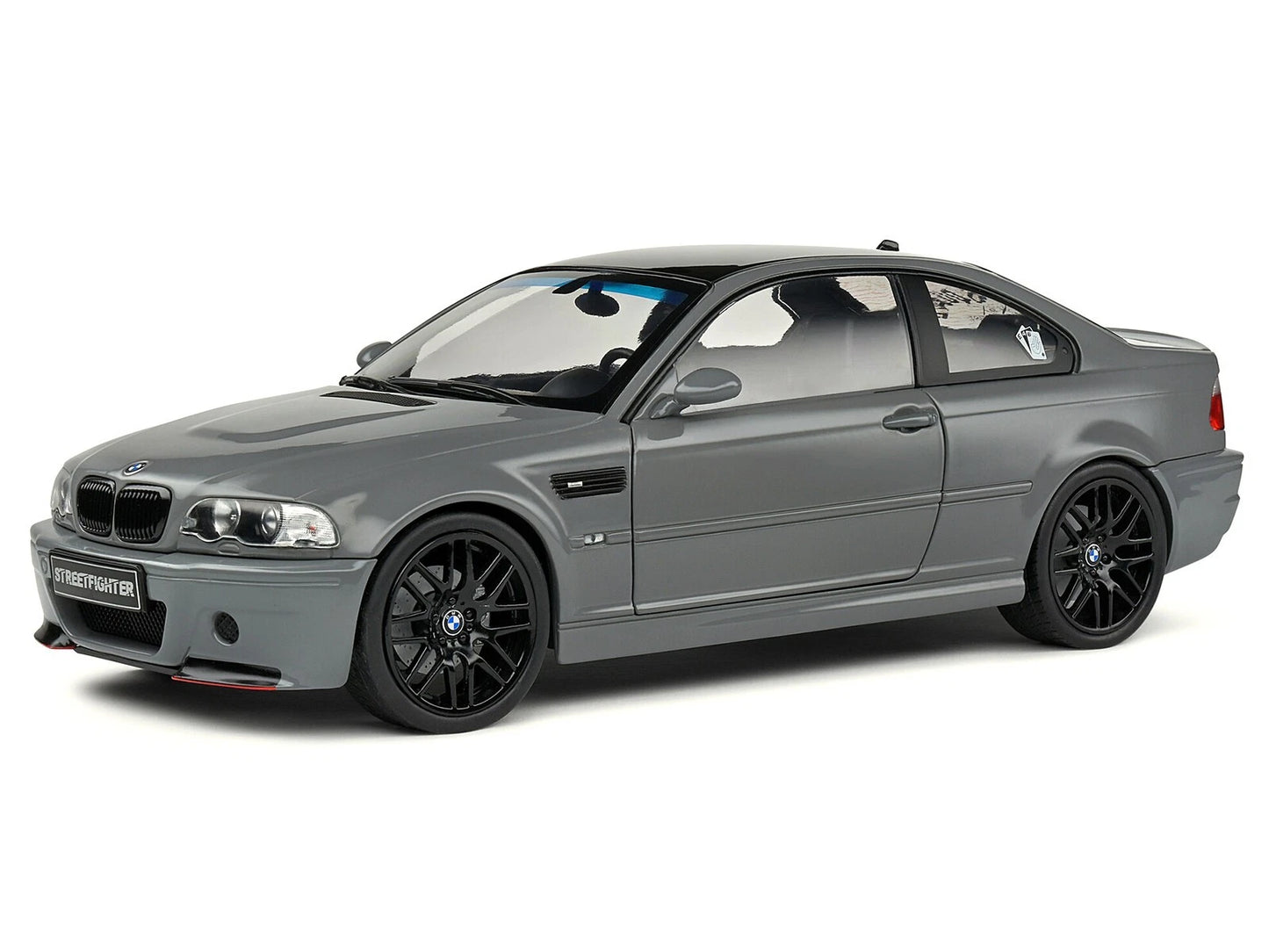 Solido 1:18 BMW M3 E46 Streetfighter Die-Cast Model Car – Grey Collector Scale Sports Coupe