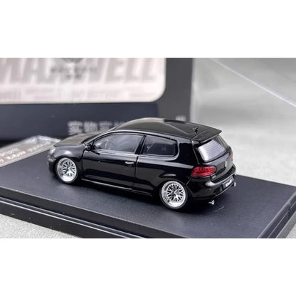 Maxwell 1:64 GOLF GTI MK6 BBS Black Diecast Car Model