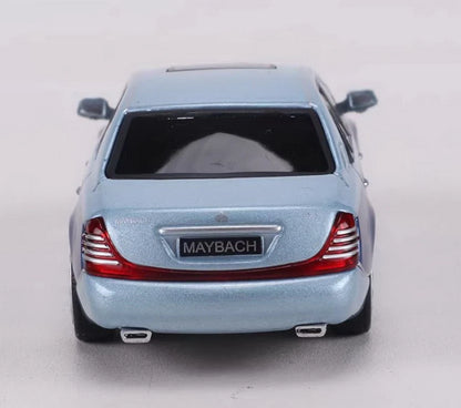 SHADOW 1:64 Maybach 57S Blue Diecast Model Car | Premium Luxury Sedan Collectible
