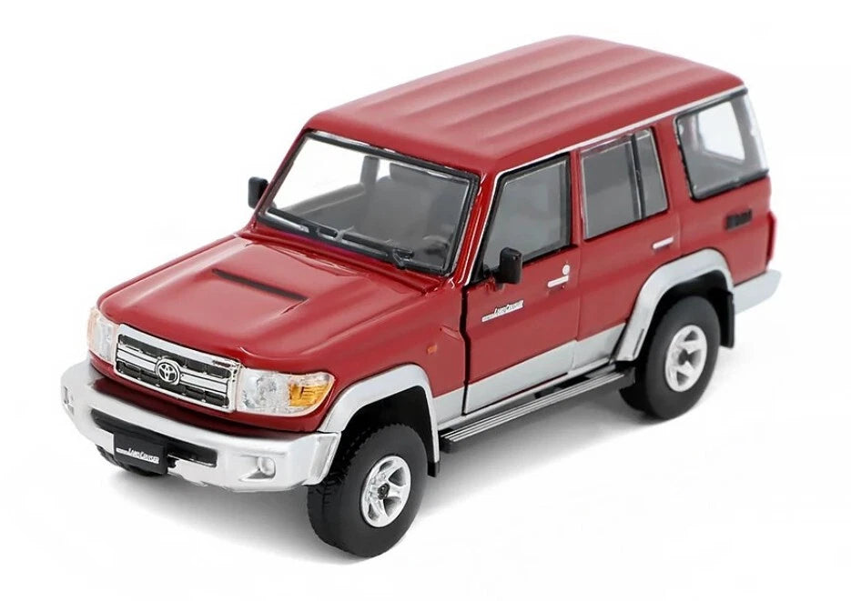 BM Creations 1:64 Toyota Land Cruiser LC76 Diecast Model Car | Premium Collectible with Opening Parts & Accessories | Three Color Variants