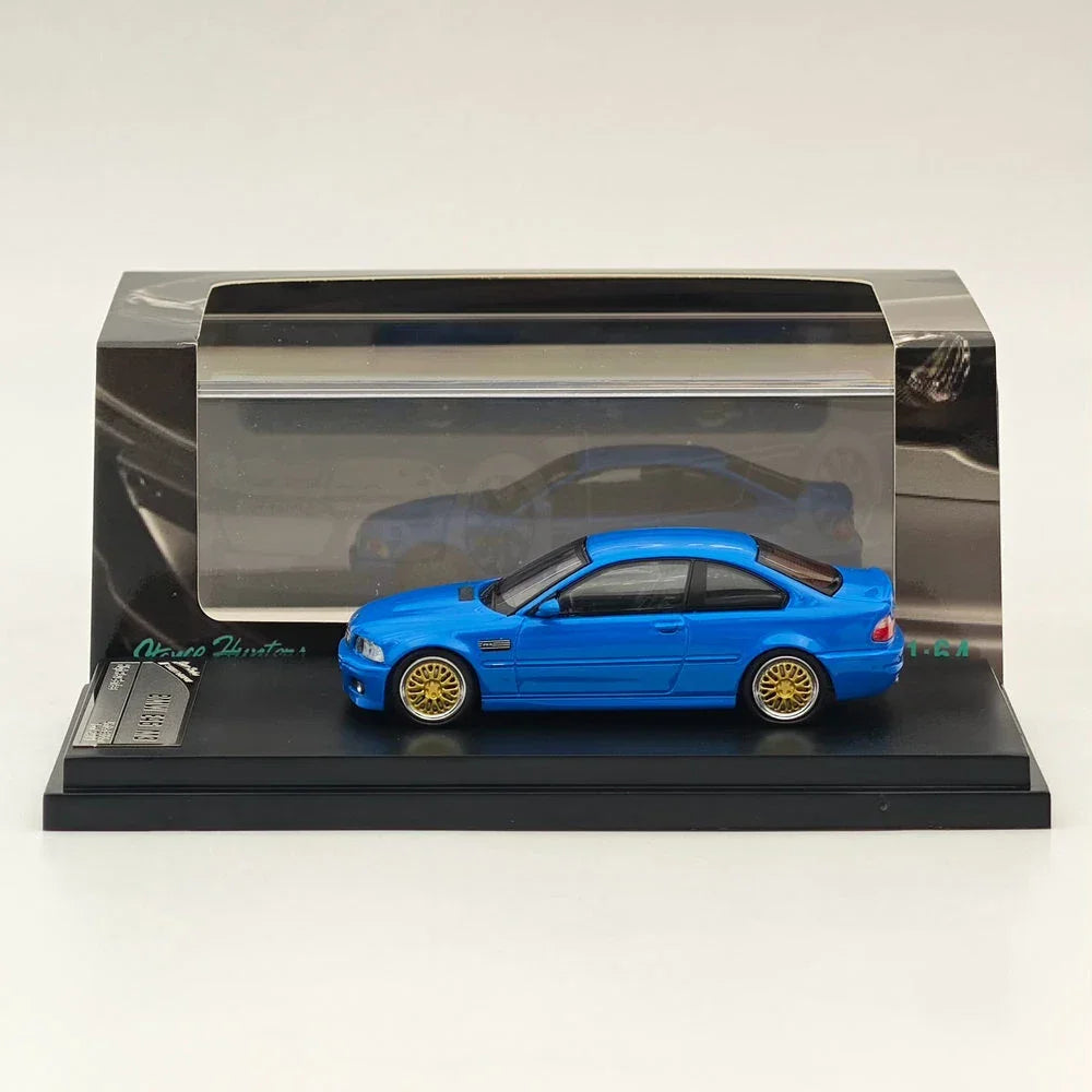 Stance Hunters 1:64 BMW E46 M3 HIGH REV SERIES Blue Diecast Models Car - Jaiman Toys