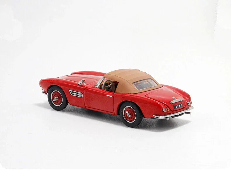 GFCC 1957 BMW 507 SOFT TOP Roadster Convertible Model Car Red 1/64 - Jaiman Toys
