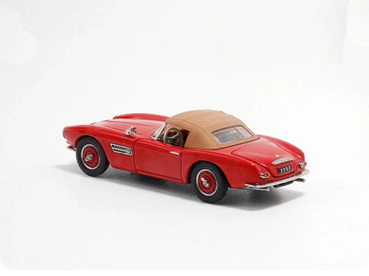 GFCC 1957 BMW 507 SOFT TOP Roadster Convertible Model Car Red 1/64 - Jaiman Toys