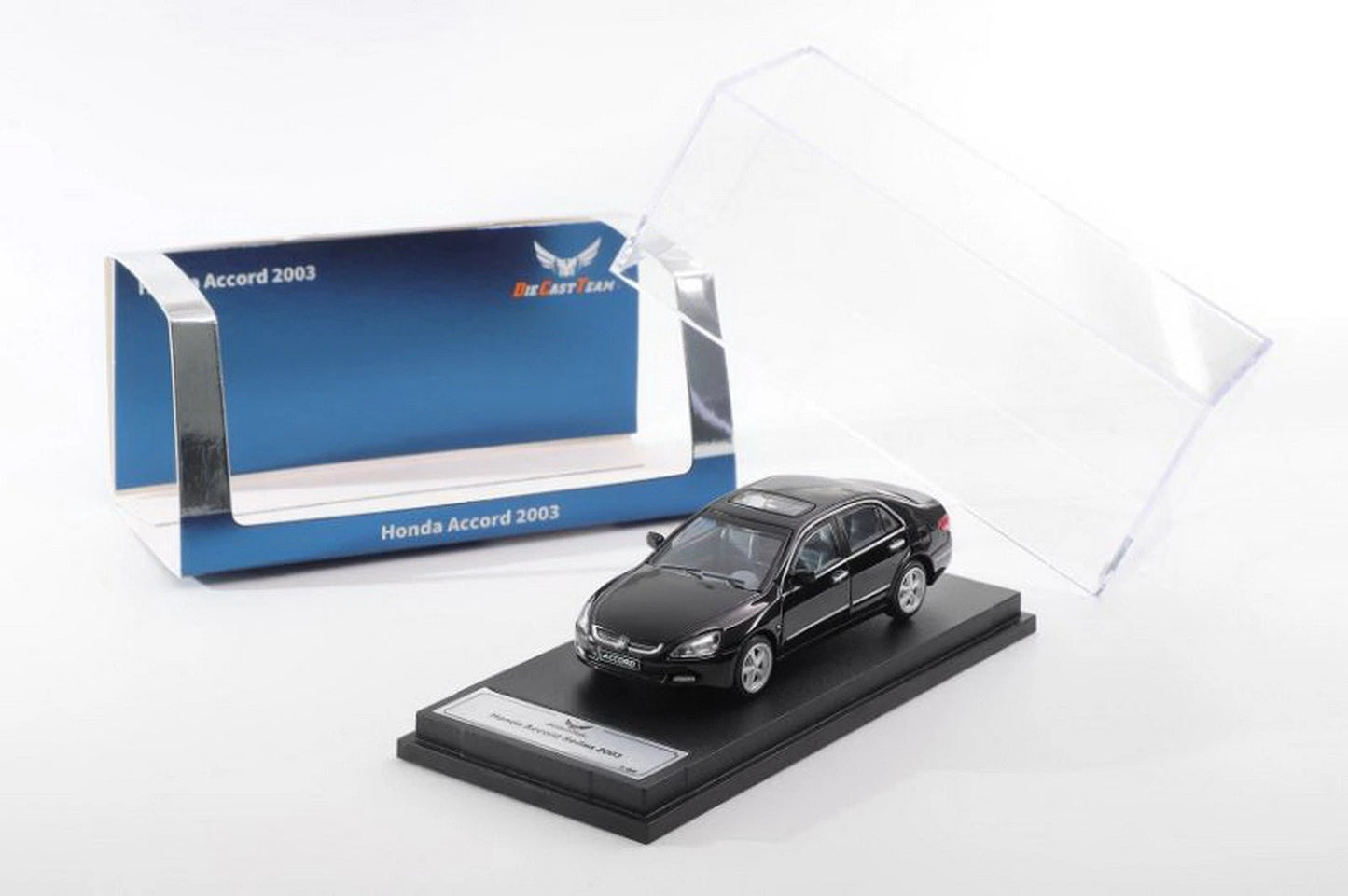 Die Cast Team 1:64 Honda Accord 2005 (LHD) Black Diecast Model Car | Premium Collectible Display Edition