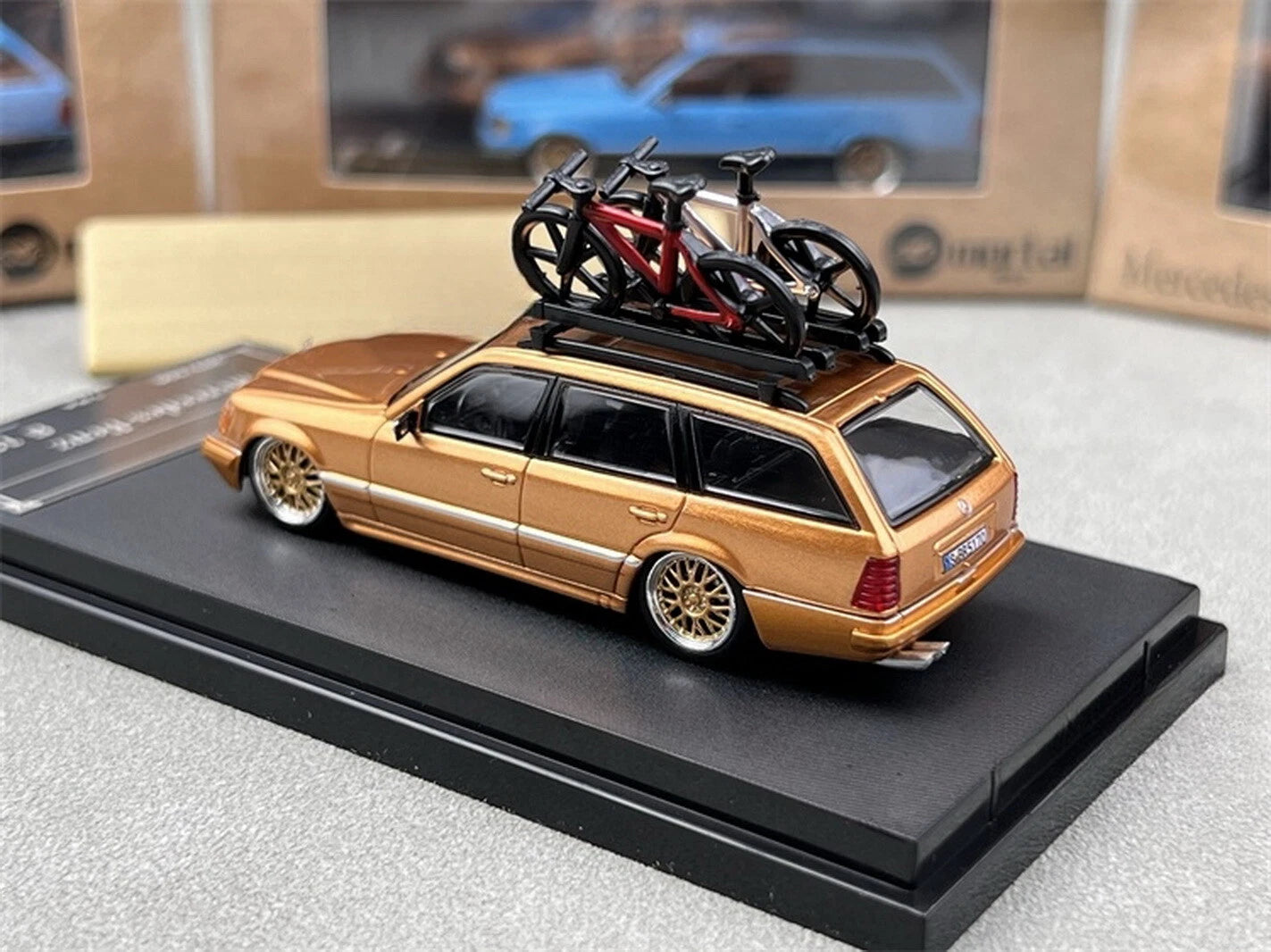 Mortal Model 1:64 Mercedes-Benz E-Class S124 Diecast Car | Classic Premium Collector Model