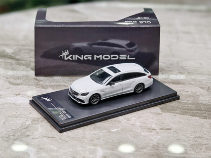King Model 1:64 Mercedes-Benz CLS63 AMG Shooting Brake Diecast Car | Black & White Colour Variants | Rare Collectible