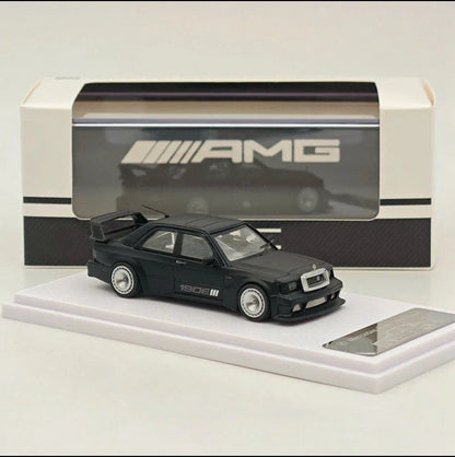 1/64 BSC Mercedes-Benz 190E EVO AMG Black Diecast Car Model - Jaiman Toys
