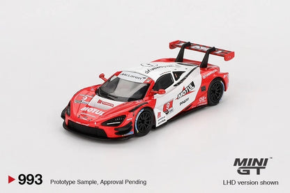 Mini GT 1:64 Racing Duo – Blister McLaren 720S GT3 Evo Pfaff Motorsports 2024 IMSA Laguna Seca & Nissan Skyline GT-R R32 VeilSide Combat C-I White RHD  Diecast Models