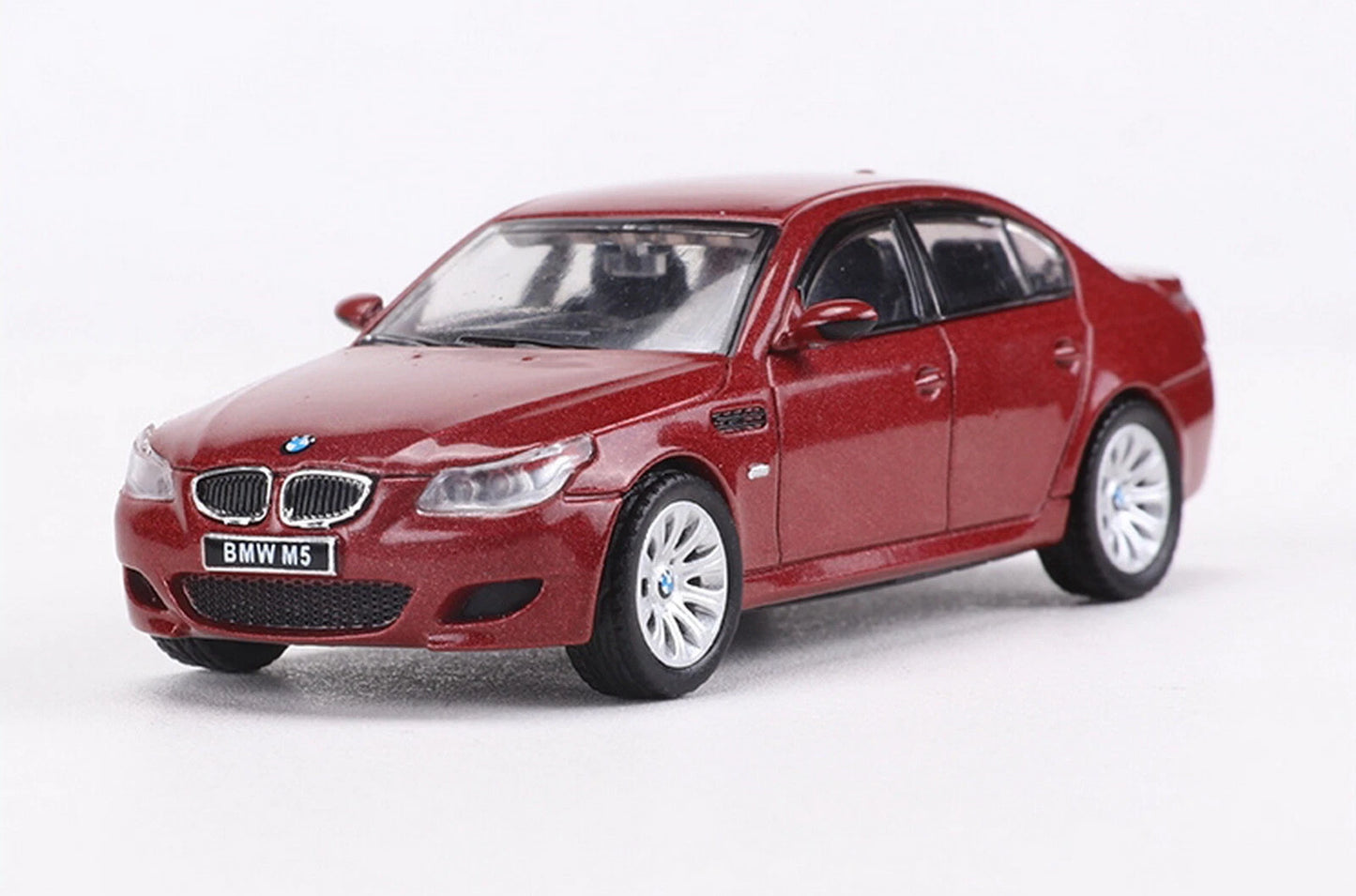 Shadow 1:64 BMW M5 E60 Diecast Model Car | Red Premium Collectible Display Edition