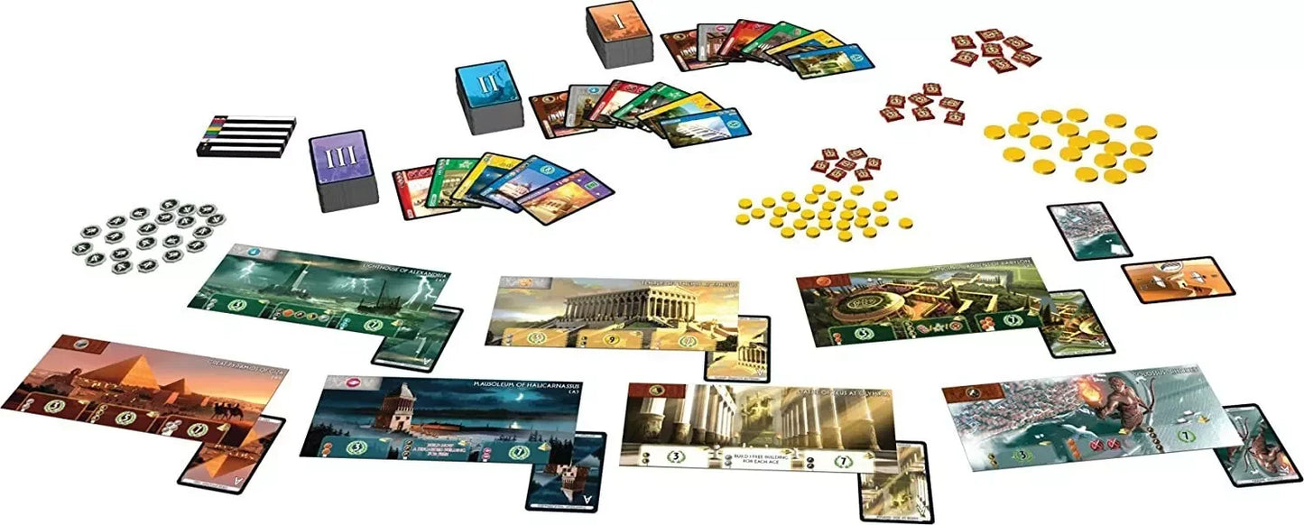 7 Wonders 1st Edition Board Game - Jaiman Toys