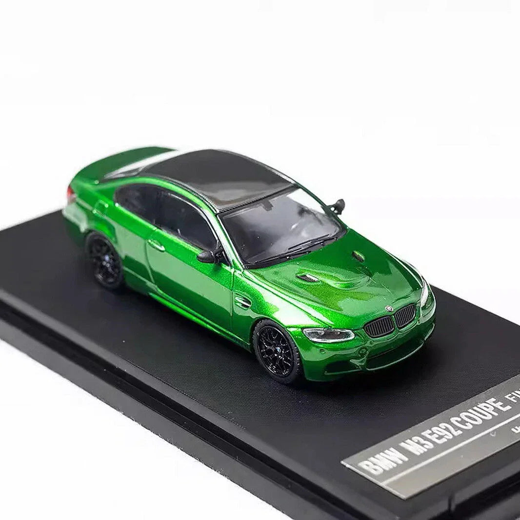 Fine Model 1:64 BMW M3 Coupe E92 –Green– Die-Cast Car Model Toy Collectible - Jaiman Toys