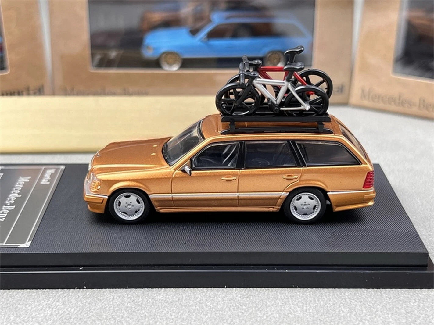 Mortal Model 1:64 Mercedes-Benz E-Class S124 Diecast Car | Classic Premium Collector Model