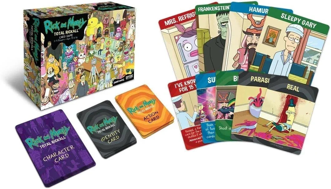 Rick and Morty : Total Rickall Card Game - Jaiman Toys