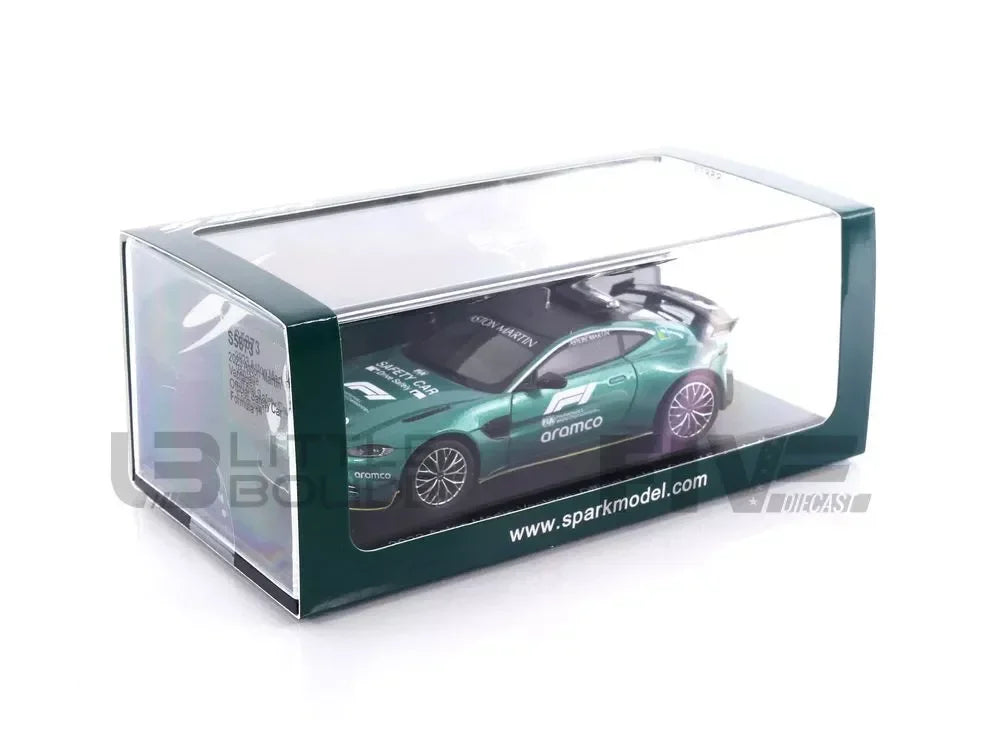 SPARK 1:43 Aston Martin Vantage F1 Safety Car 2023 Diecast Model SPARK 1:43 Aston Martin Vantage F1 Safety Car 2023 Diecast Model