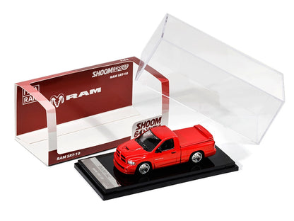 GCD Shoom64 Models 1:64 Dodge Ram SRT-10 Pickup Truck Diecast Model Car | Red & Silver Colour Variants