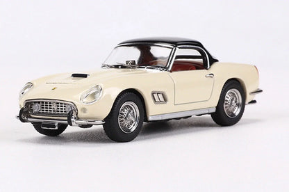 GFCC 1:64 Scale 1960 SWB Ferrari 250GT California White Convertible Diecast Car Model - Jaiman Toys
