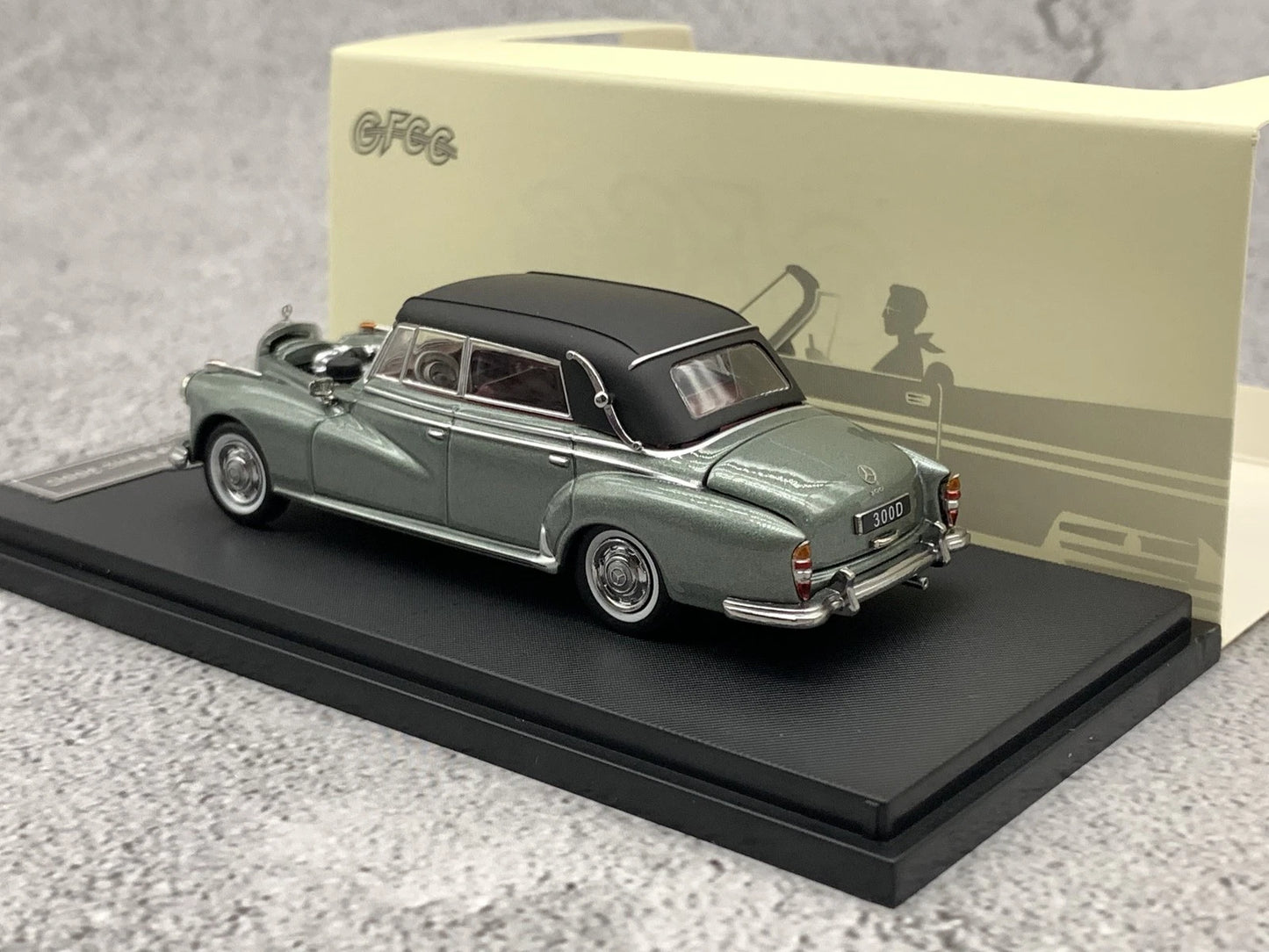 GFCC 1:64 1959 Mercedes-Benz 300D Convertible Diecast Car Model | Premium Classic Convertible Collectible Available in 6 Variants