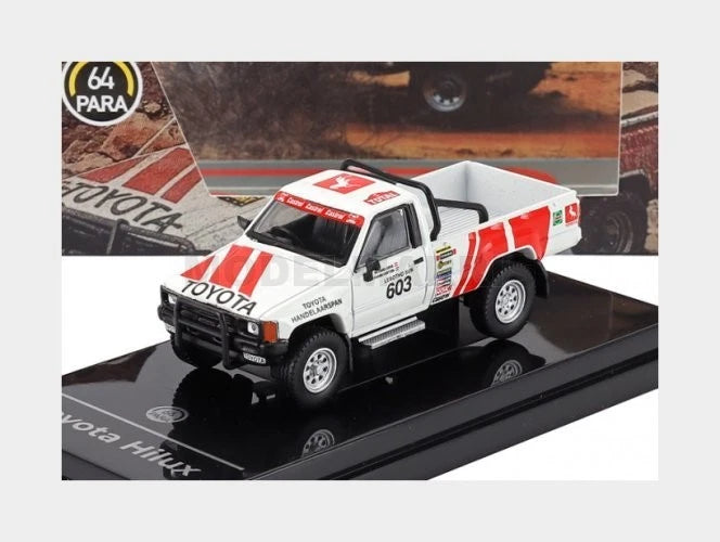 PARA64 1:64 Toyota Hilux 1993 Roof of Africa Toyota Dealer Team 1995 Diecast Model Pickup Truck