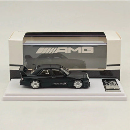 1/64 BSC Mercedes-Benz 190E EVO AMG Black Diecast Car Model - Jaiman Toys