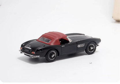 GFCC 1:64 BMW 1957 -507 Soft Top Roadster Convertible Classic Model Diecast Collect Car-Black - Jaiman Toys