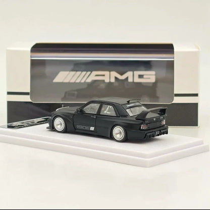 1/64 BSC Mercedes-Benz 190E EVO AMG Black Diecast Car Model - Jaiman Toys