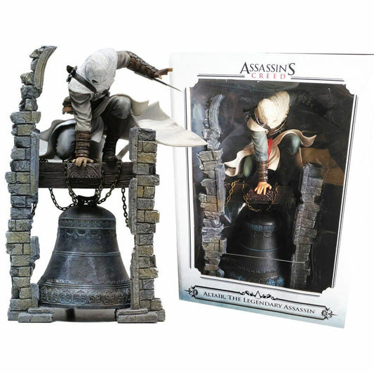 Altair The Legendary Assassin Statue – Assassin’s Creed Collectible Display Figure with Bell Tower Base