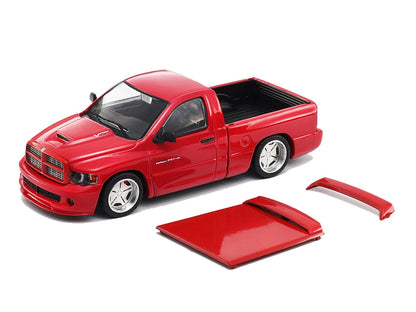 GCD Shoom64 Models 1:64 Dodge Ram SRT-10 Pickup Truck Diecast Model Car | Red & Silver Colour Variants