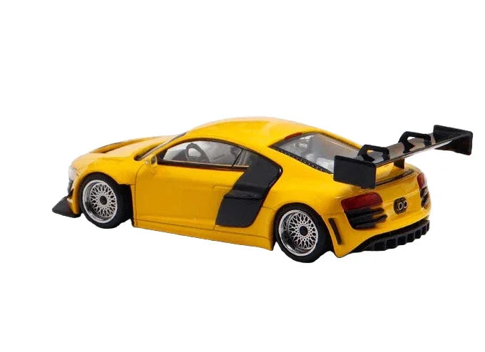 AUDI R8 LMS ULTRA YELLOW 1/64 DIECAST CAR MODEL - Jaiman Toys