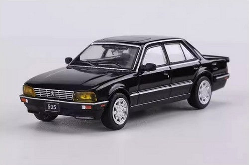 Shadow 1:64 Peugeot 505 Sedan Black (LHD) Diecast Model Car | LL-042-188 Premium Collectible