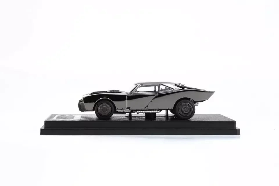 AWESOMEISM 1/64 Die-cast The Batman 2022 Batmoible (without lightings - Black Chrome) - Jaiman Toys