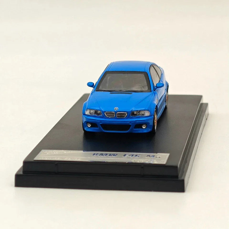 Stance Hunters 1:64 BMW E46 M3 HIGH REV SERIES Blue Diecast Models Car - Jaiman Toys