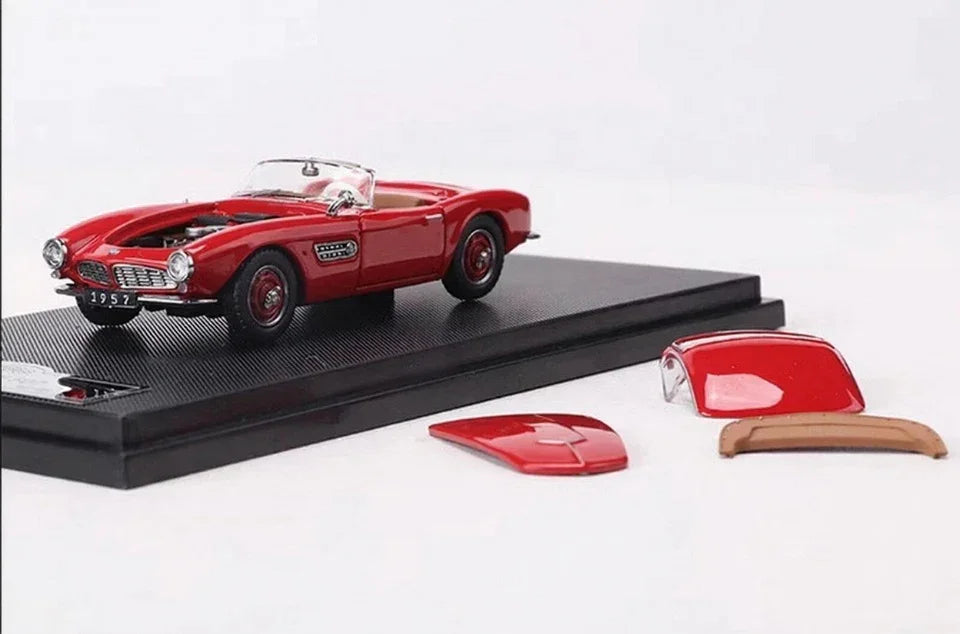 GFCC 1:64 Scale For BMW 507 Hardtop Convertible Roadster 1957 Red Diecast Car Model - Jaiman Toys