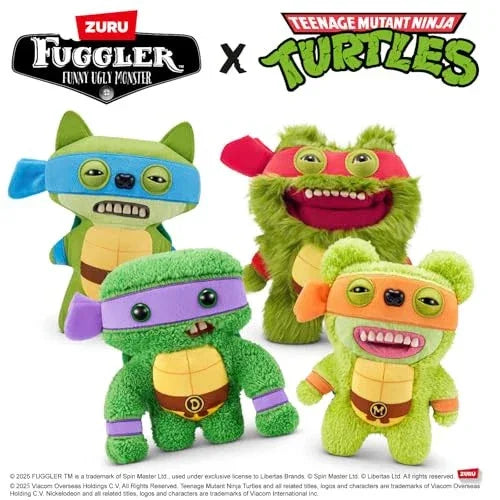 Fuggler Teenage Mutant Ninja Turtles Michelangelo Plush Toy 15707B Doll Stuffed- 1pc - Jaiman Toys