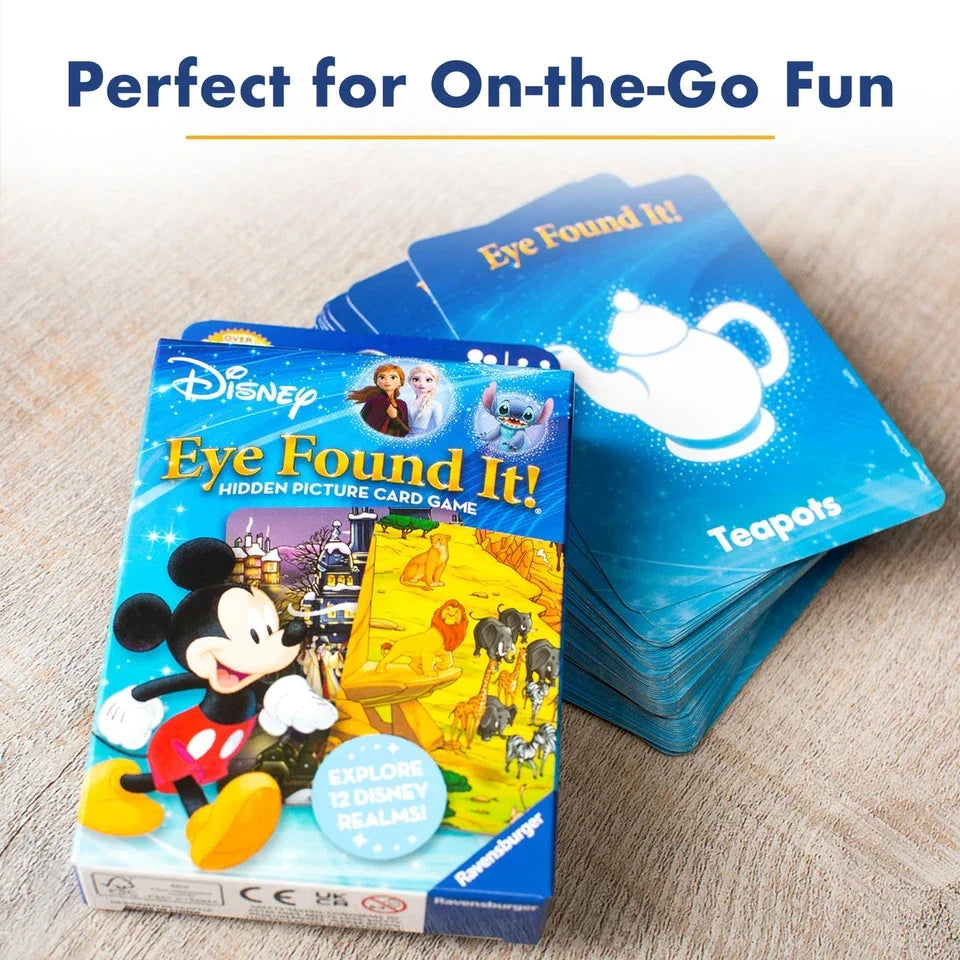 World of Disney Eye Found It Card Game – Fun Hidden Picture Game for Kids & Families - Jaiman Toys