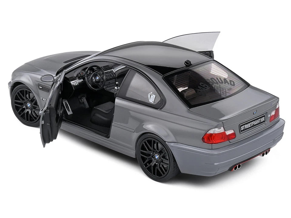 Solido 1:18 BMW M3 E46 Streetfighter Die-Cast Model Car – Grey