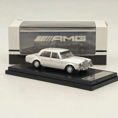 1:64 BSC Mercedes-Benz 300 SEL W109 White AMG Diecast Car Model - Jaiman Toys