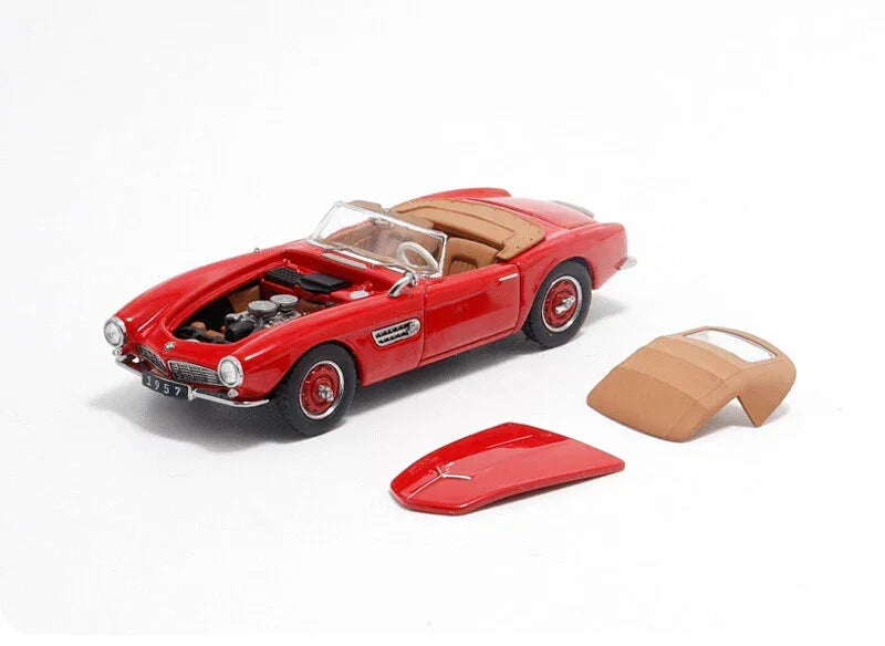 GFCC 1957 BMW 507 SOFT TOP Roadster Convertible Model Car Red 1/64 - Jaiman Toys