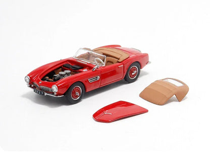 GFCC 1957 BMW 507 SOFT TOP Roadster Convertible Model Car Red 1/64 - Jaiman Toys