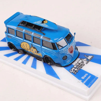 Flame Model 1:64 Volkswagen Bus – Astro Boy Edition (Blue) - Jaiman Toys
