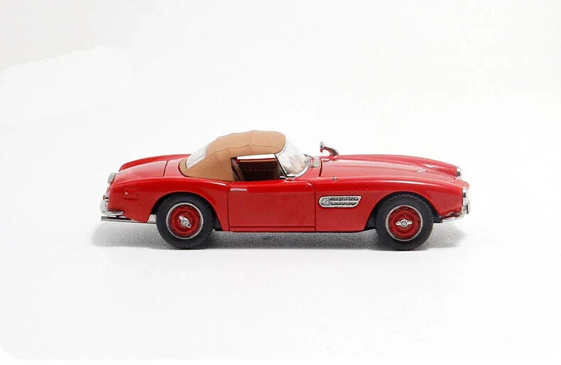 GFCC 1957 BMW 507 SOFT TOP Roadster Convertible Model Car Red 1/64 - Jaiman Toys